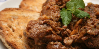 Receita de ensopado de borrego á alentejana
