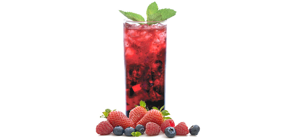 Sangria de frutos vermelhos