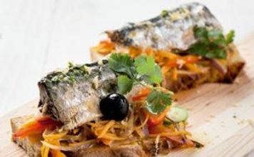 Receita de tapas de sardinha em conserva