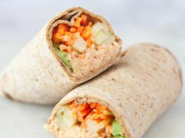 Receita de Wraps de atum com especiarias