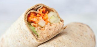 Receita de Wraps de atum com especiarias