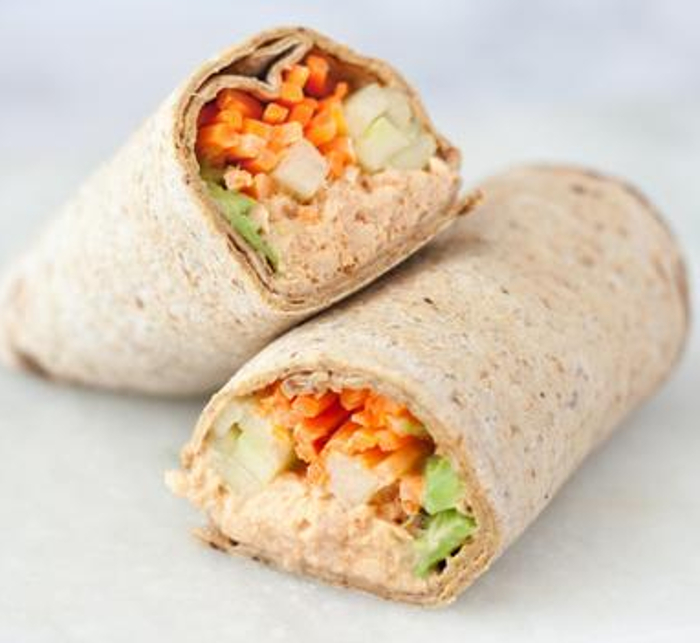 Receita de Wraps de atum com especiarias