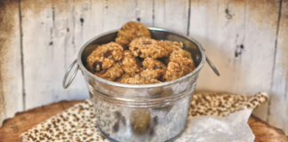 Receita de Cookies de aveia