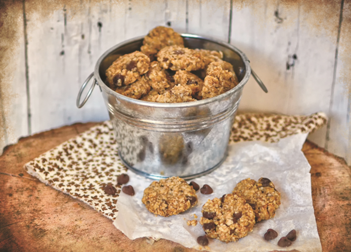 Receita de Cookies de aveia