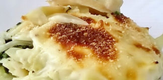 Receita de Bacalhau com espinafres gratinado