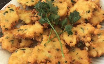 Receita de pataniscas de bacalhau