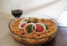 Receita de arroz da família