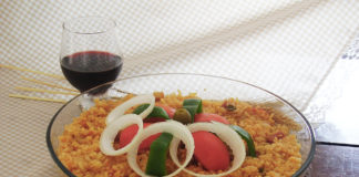 Receita de arroz da família