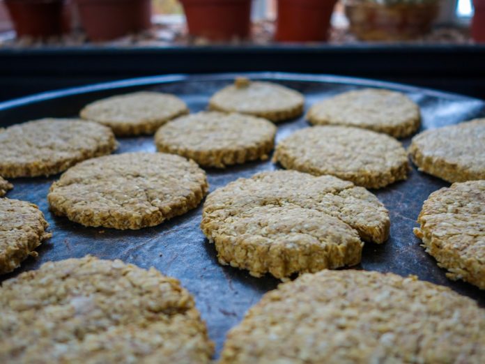 Biscoitos de aveia Light e laranja