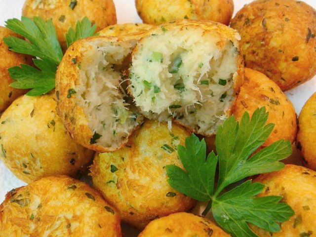 Receita de pastéis de bacalhau