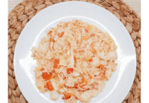 Arroz de bacalhau com pimentos