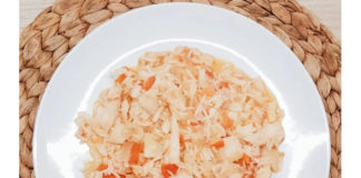 Arroz de bacalhau com pimentos