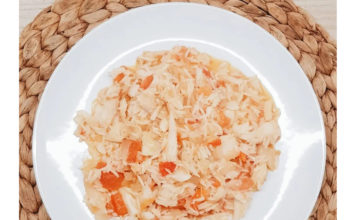 Arroz de bacalhau com pimentos